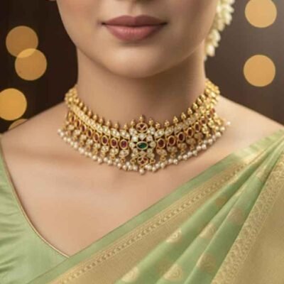 Antique Temple-Inspired Choker Set