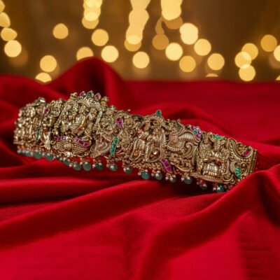 Antique Temple Lakshmi Vaddanam (Hipbelt)