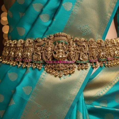 Heirloom Grand Antique Finish Lakshmi Temple Vaddanam