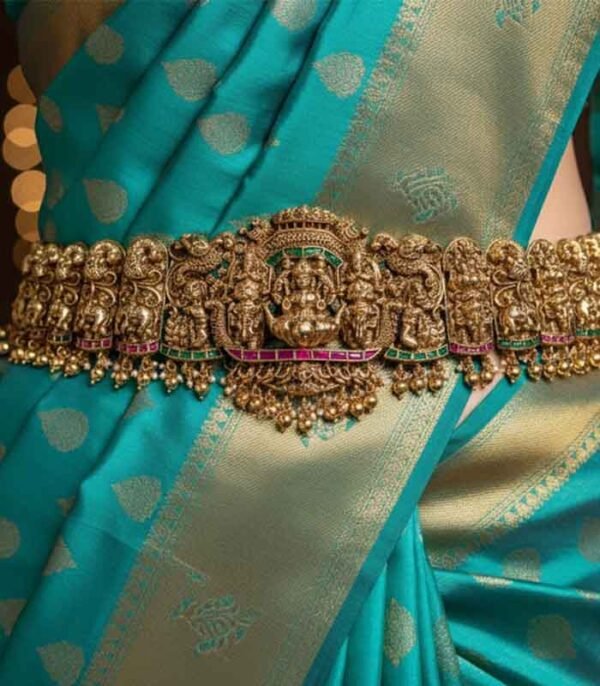 Heirloom Grand Antique Finish Lakshmi Temple Vaddanam