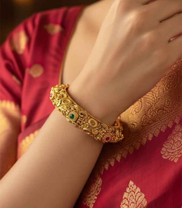 Antique Temple Design Kada Bangle