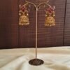 Traditional Antique Ruby Studded Jhumkas