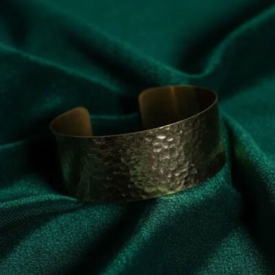 The Celestial Hammered Gold Cuff