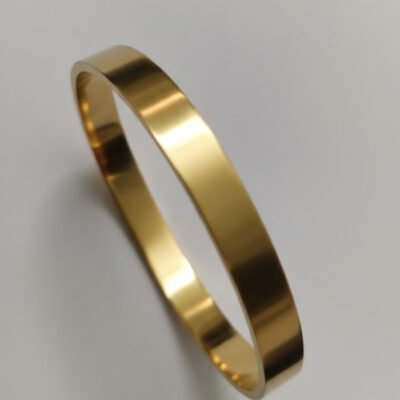 Men’s Classic Gold-Tone Minimal Bracelet