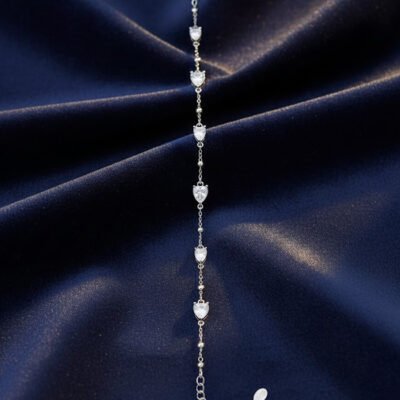 Sparkling Feline Charm Bracelet