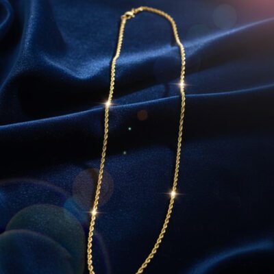 Twisted Shine Gold Rope Chain